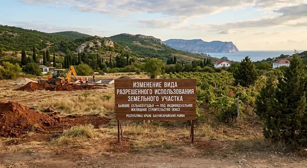 Изменение ВРИ земельного участка